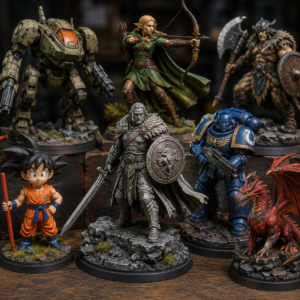 3D Figures & Miniatures